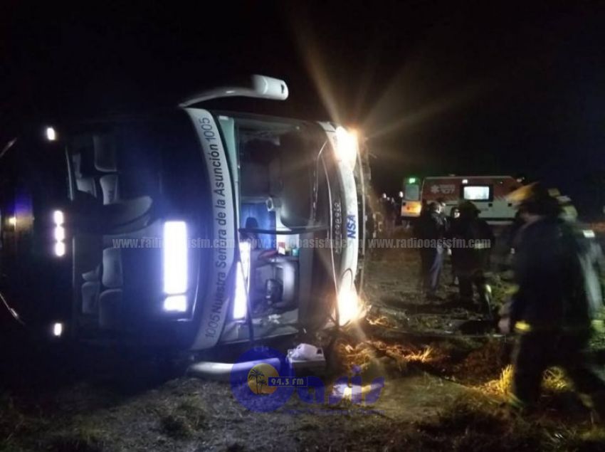 Fatal vuelco de bus de NSA