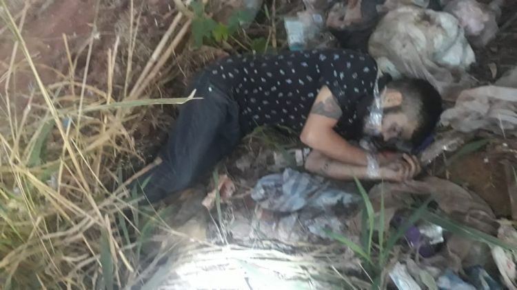 Hallan cuerpo maniatado y con 3 disparos en Pedro Juan