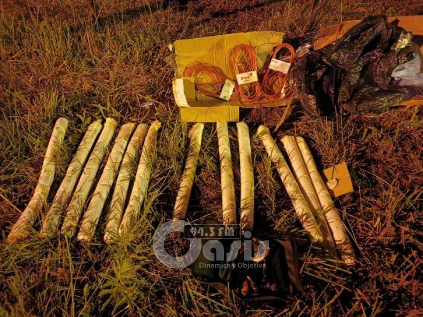 Hallan casi 20 kilos de dinamita en gel en colectivo de larga distancia