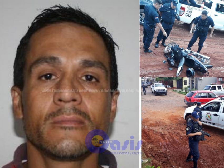 Luego 40 minutos  de persecución policial , detienen a un motochorro en Pedro Juan