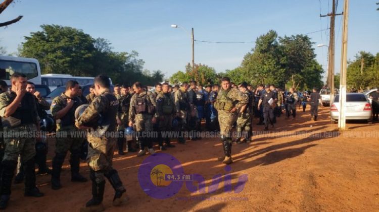 Movilizan a más de 1.000 policías para un desalojo en Curuguaty