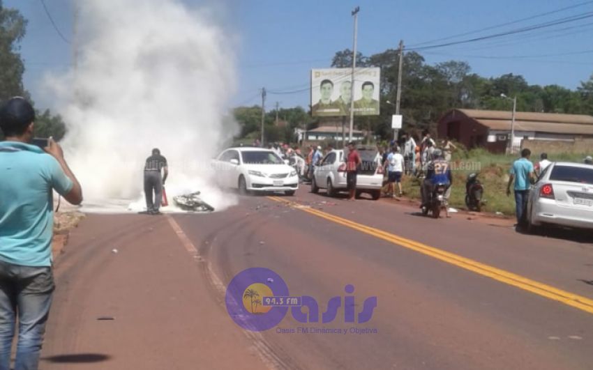 Hombre fallece tras colisionar contra un camión en Yby Yaú