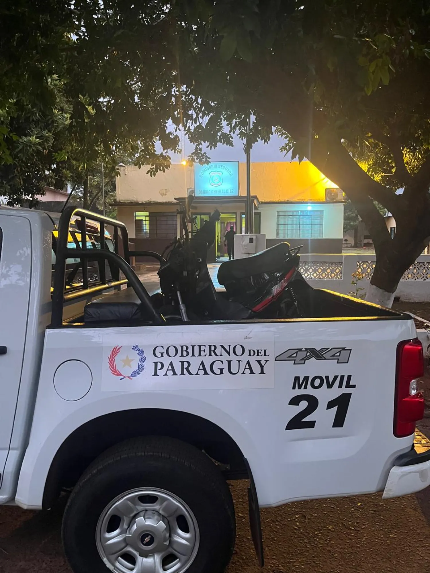 Recuperan motocicleta robada y abandonada tras accidente en Pedro Juan