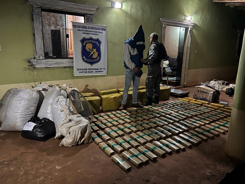Capitán Bado: Brasileño preso por posesión de supuesta marihuana