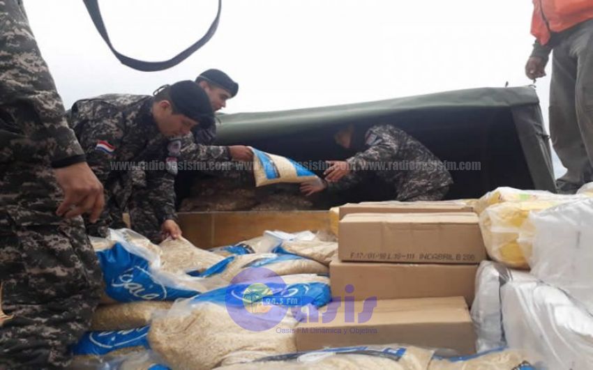 Policía Nacional presta asistencia a damnificados de Ñeembucú