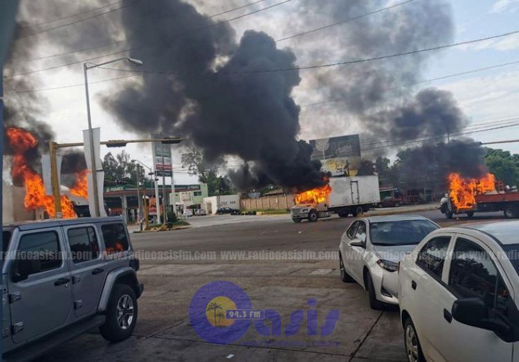 México capturó a un hijo del Chapo Guzmán y ardió Sinaloa