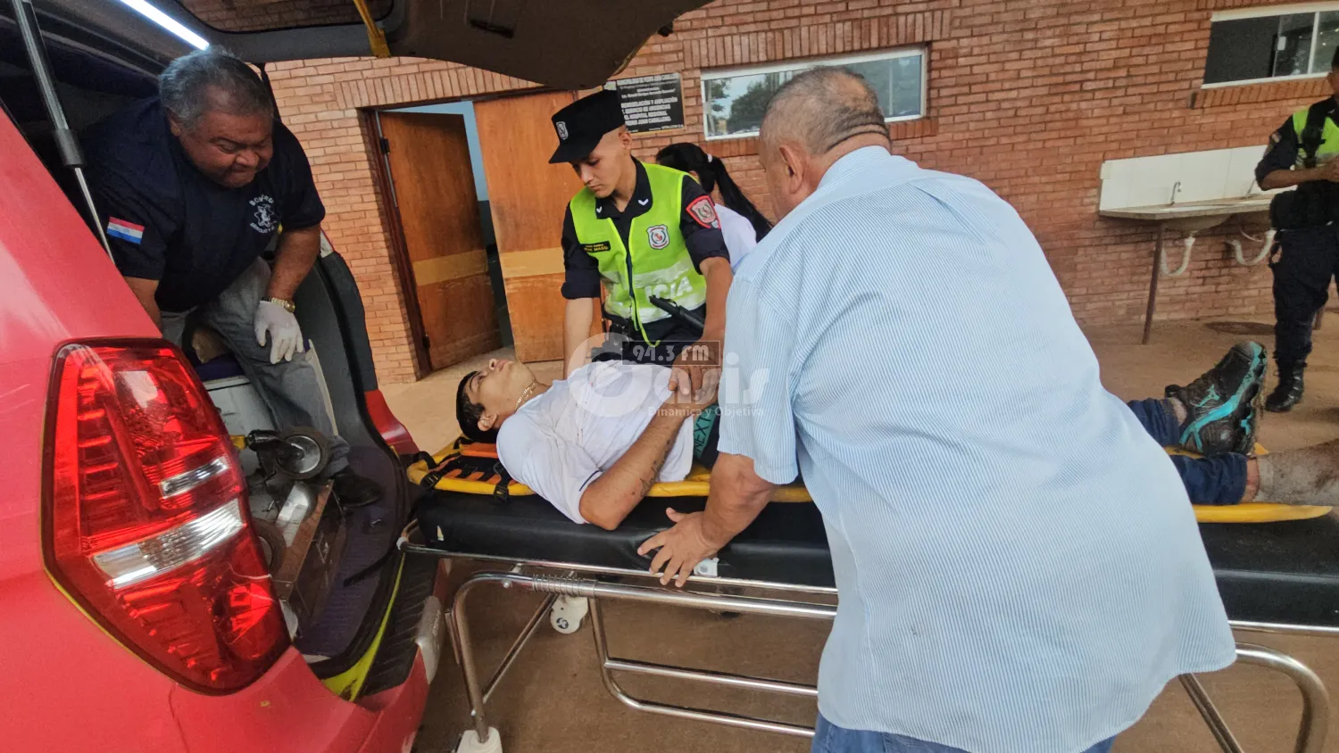 Joven permanece en estado crítico tras grave accidente en Pedro Juan