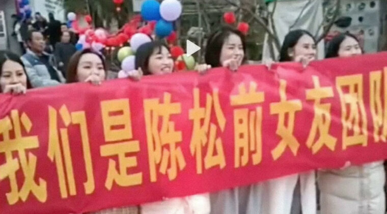 “Hoy te destruimos”: Doce exparejas de un novio infiel irrumpen en su boda