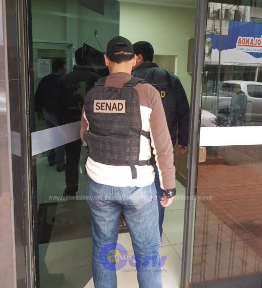 Buscan documentos sobre lavado de dinero en Pedro Juan
