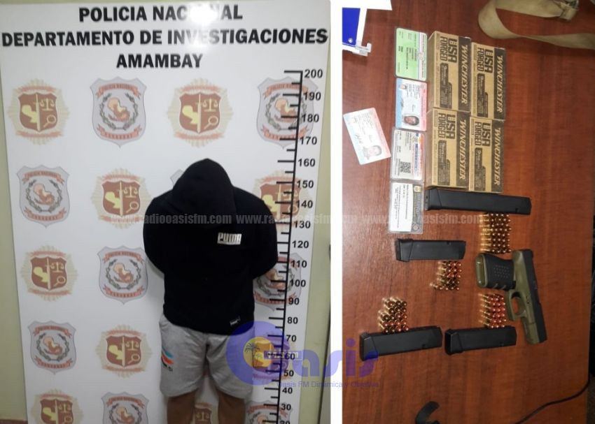 Investigación Criminal detiene a una persona con arma y varias municiones en PJC