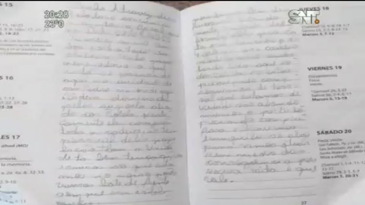 Cuaderno del PCC hallado en la cárcel  de Pedro Juan habla de masacre en San Pedro