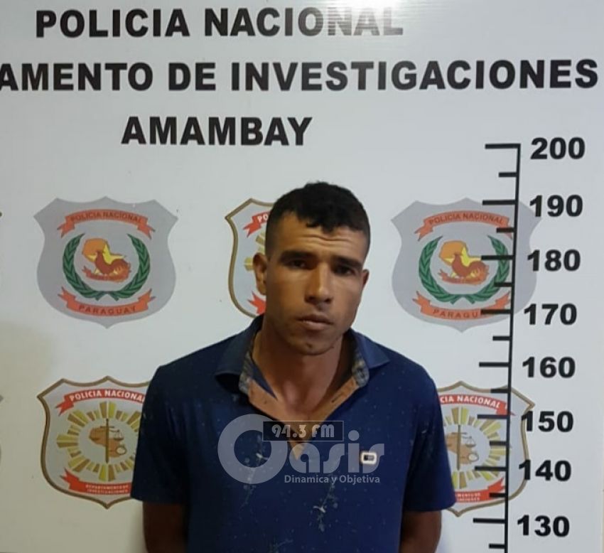 Supuesto sicario fue detenido por agentes de Investigaciones de Pedro Juan