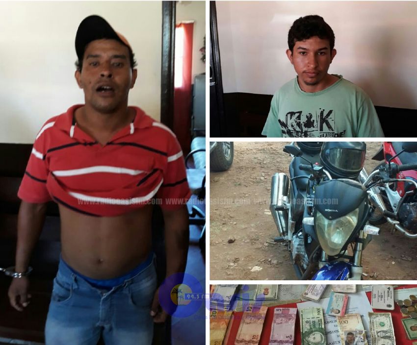 Luego de una persecución detienen a dos delincuentes en Jardín Aurora