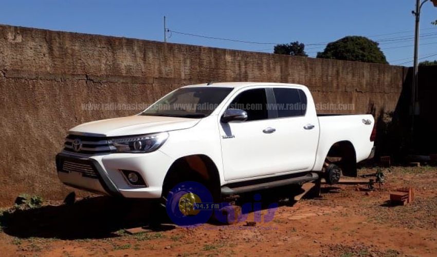 Policía recupera en Pedro Juan camioneta robada en Brasil