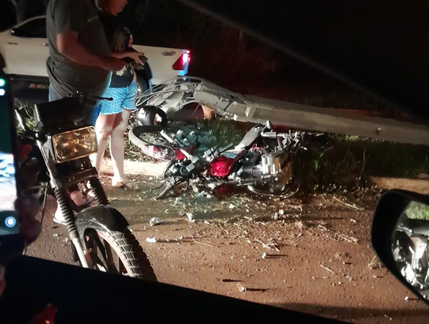 Adolescente brasileño muere tras chocar contra una columna en Capitán Bado