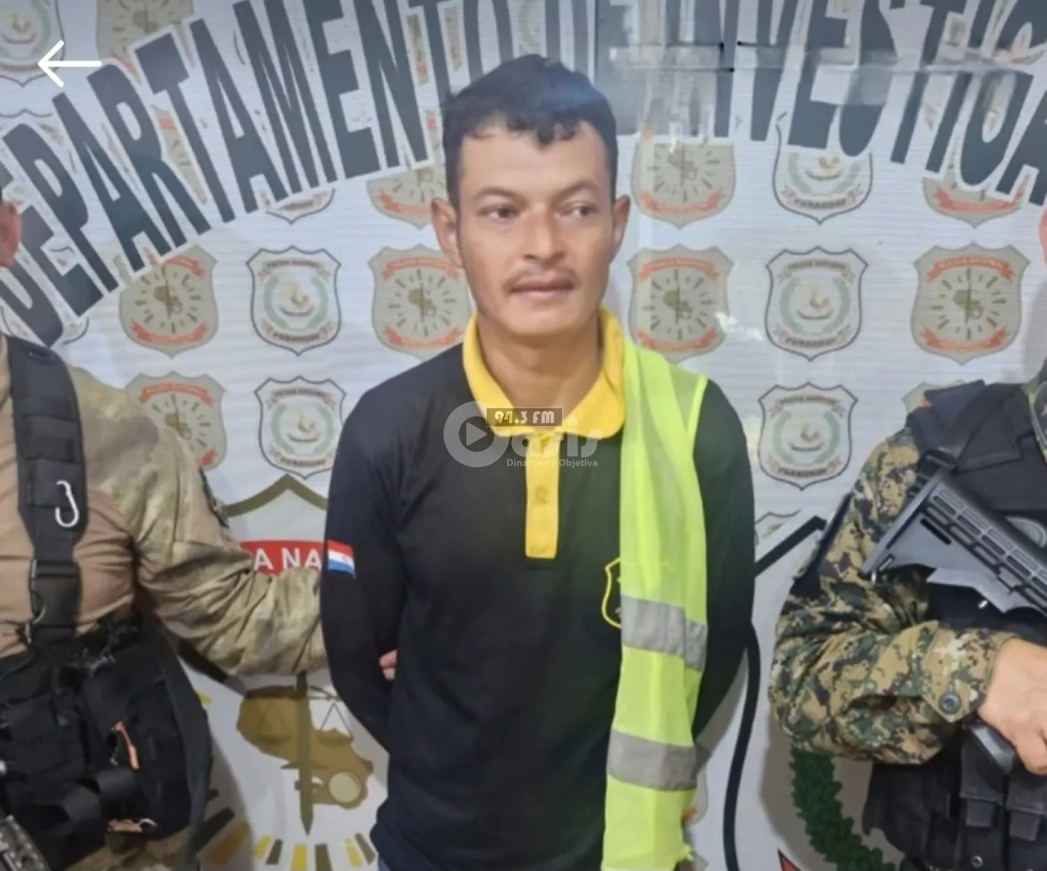 Detienen a hombre tras entrega vigilada por presunta extorsión en Pedro Juan