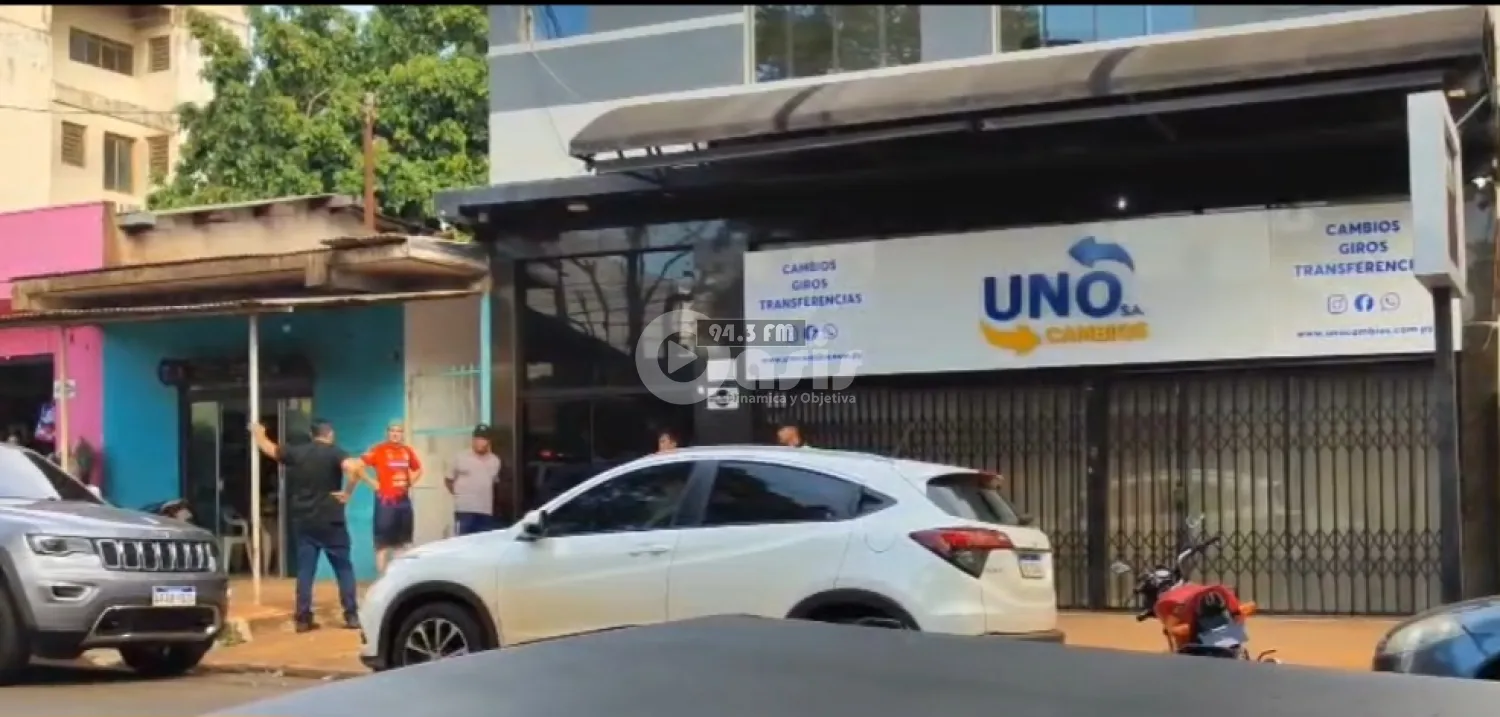 Supuesto asalto alarma el microcentro de Pedro Juan: millonario botín en casa de cambios