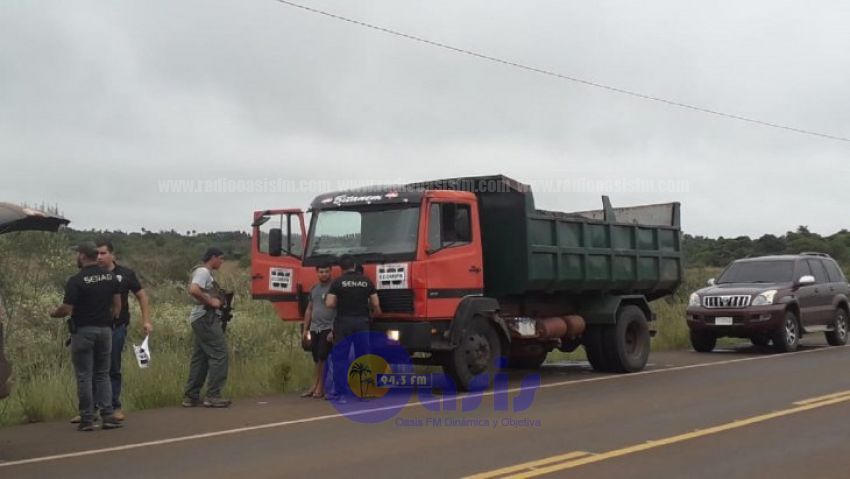 Interceptan carga de marihuana y detienen a policía