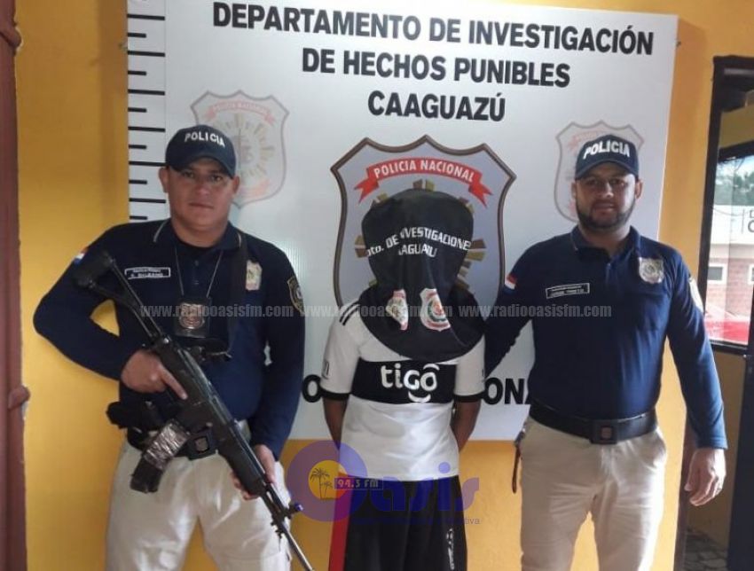 Investigaciones  de Caaguazú detiene a hombre con varios antecedentes