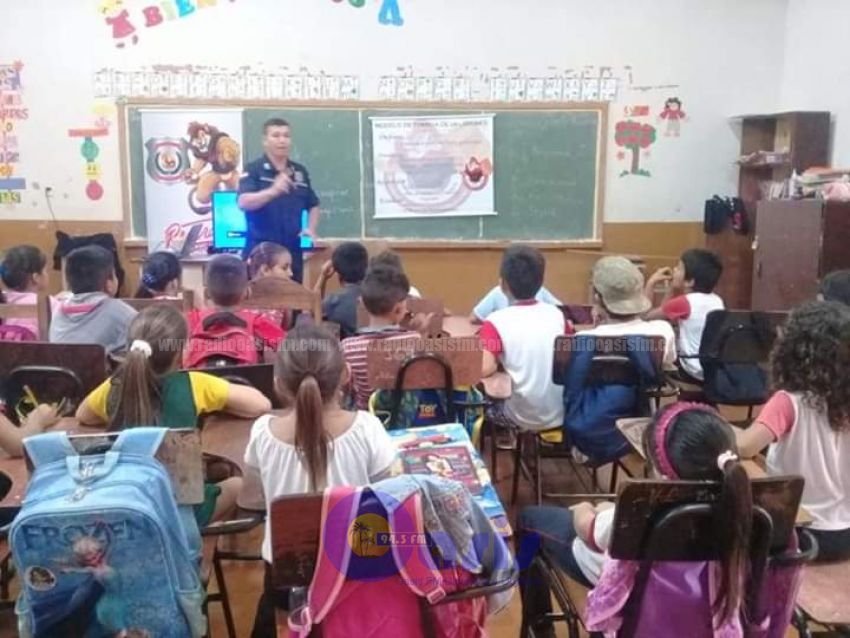 Más de 2.000 alumnos de escuelas de Pedro Juan recibirán certificados de participación del Proerd