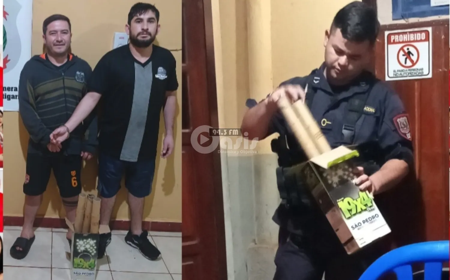 Aprehenden a integrantes de la barra del Gallo por disturbios frente a hotel en Pedro Juan
