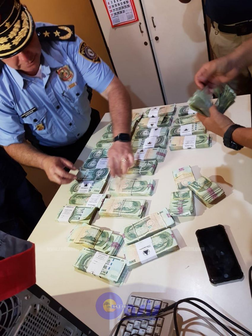 Dinero incautado en Pedro Juan  es fruto de un hecho de hurto en Asuncion