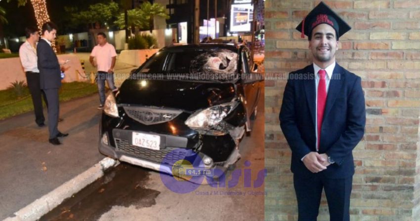 Abogado atropella y mata a un guardia e intenta huir