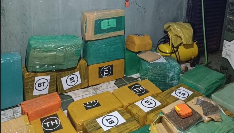Capitán Bado: Incautan unos 750 kilos de marihuana prensada