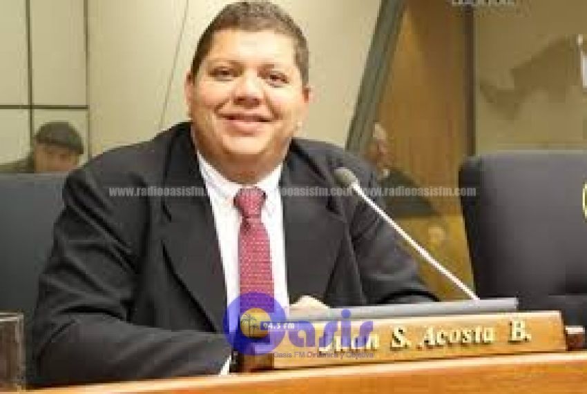 Diputado Juancho Acosta no apañara la corrupción ni encubrirá a sus colegas denunciados