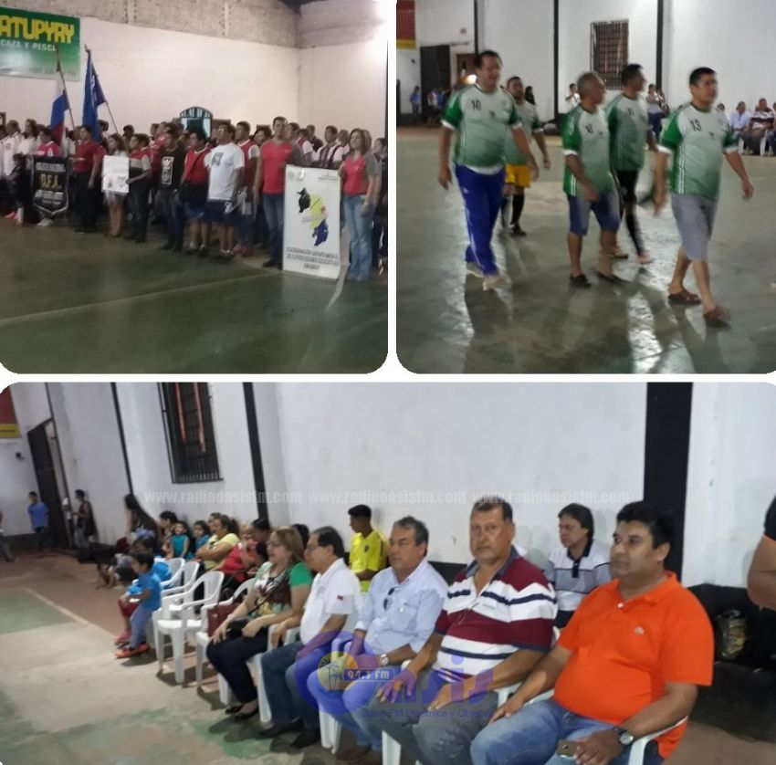 Inauguran campeonato de docentes en Pedro Juan