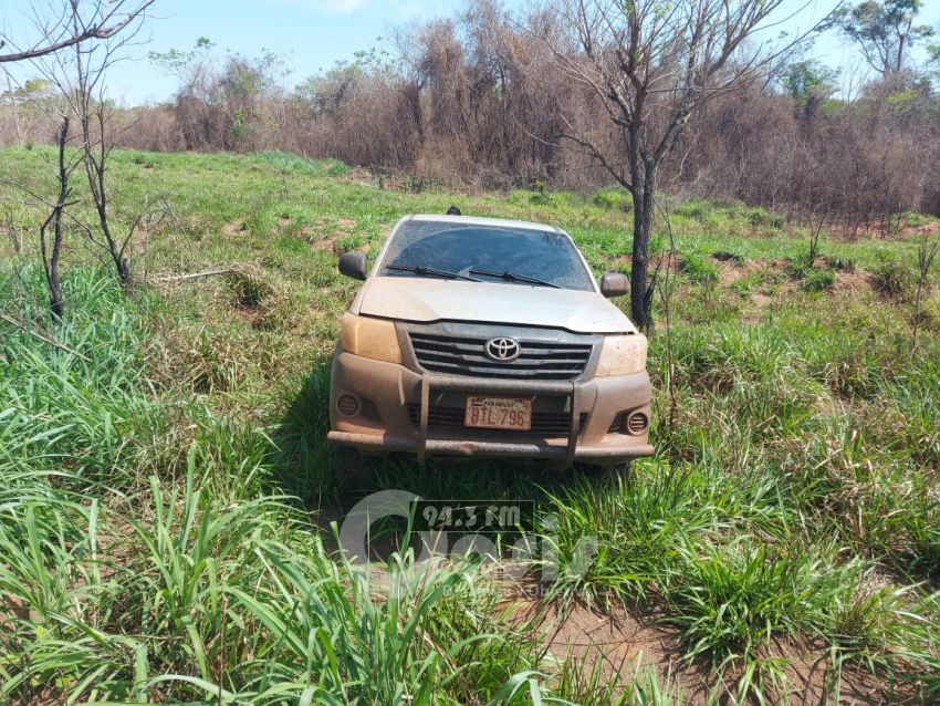 Secuestro en Cápitan Bado: Hallan camioneta de la víctima