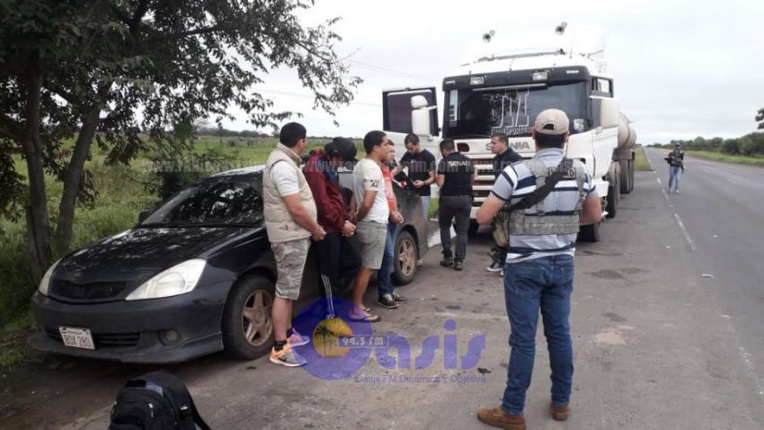 Cae camión cisterna cargado de marihuana