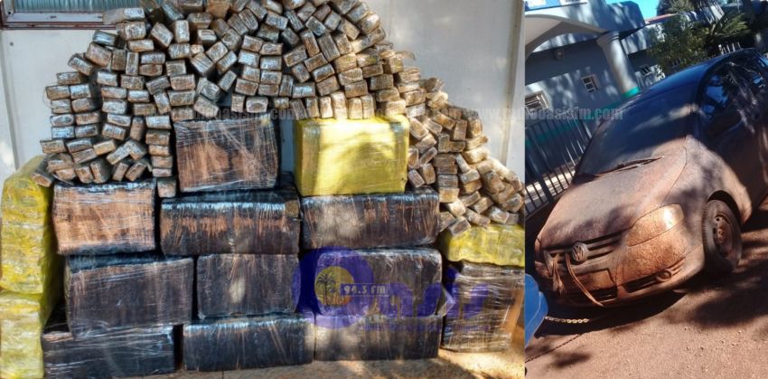 Polícia Militar apreende mais de meia tonelada de maconha em Aral Moreir