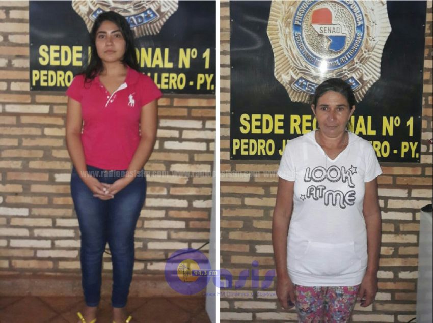 Caen ,suegra y novia de policia detenido con marihuana