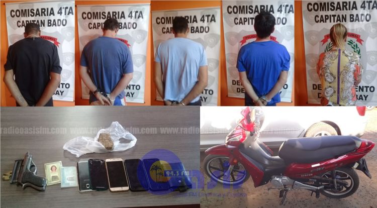 Detienen a 5 brasileños luego de allanamiento en Capitán Bado