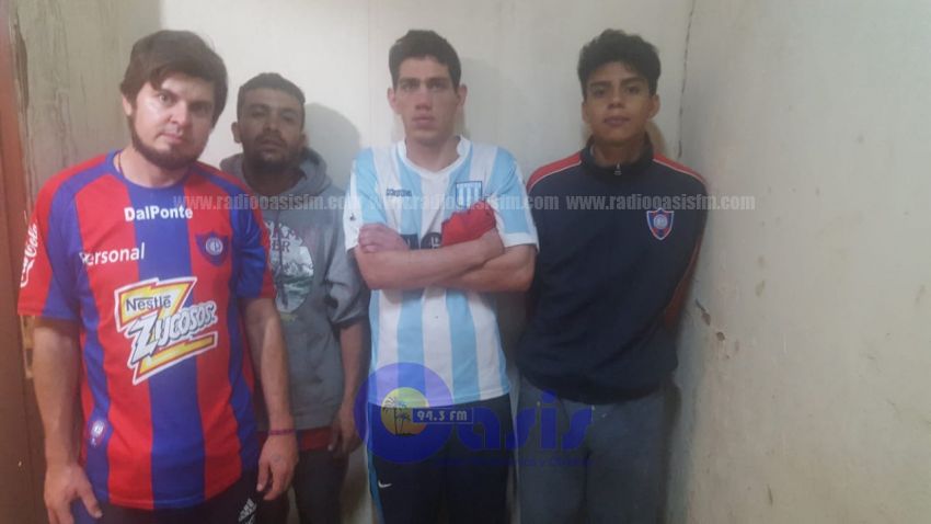Detienen a 4 barras bravas del club Cerro Porteño en estado de ebriedad en Pedro Juan