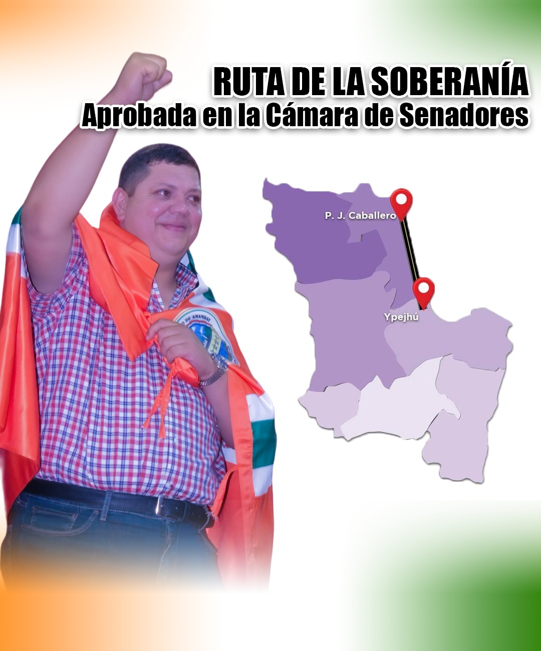 Senado aprueba préstamo para la construcción de la ruta PJC - Capitán Bado - Ypejhú