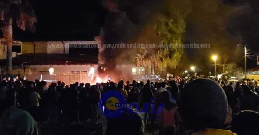 Incidentes en Pilar, damnificados invadieron Gobernación  y Municipalidad