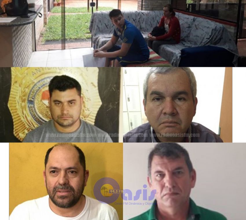 Funcionario de la Dinac y otras personas son detenidas en operativo Austral
