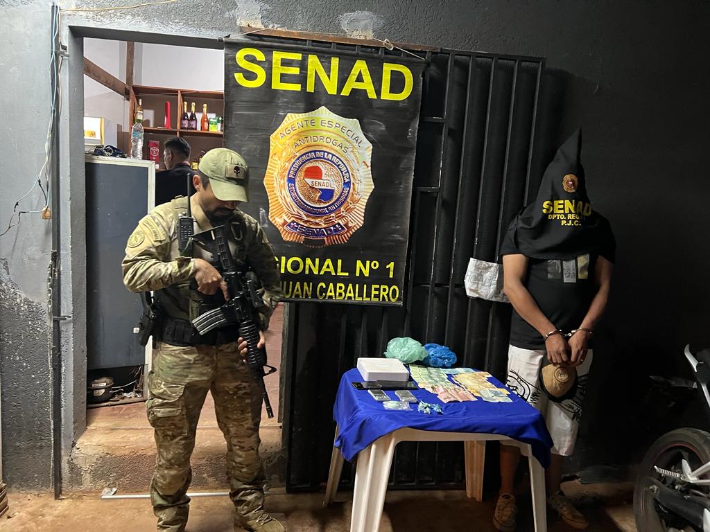 Brasileño fue detenido por posesión de 18.3 gramos de cocaína