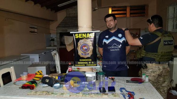 SENAD realizó operativos contra el microtráfico de drogas en Villarrica