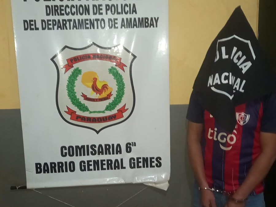 Hombre queda aprehendido por violencia familiar