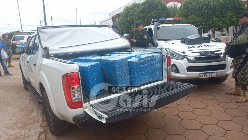 Tras persecución iniciada en Ponta Porá incautaron una tonelada de marihuana 