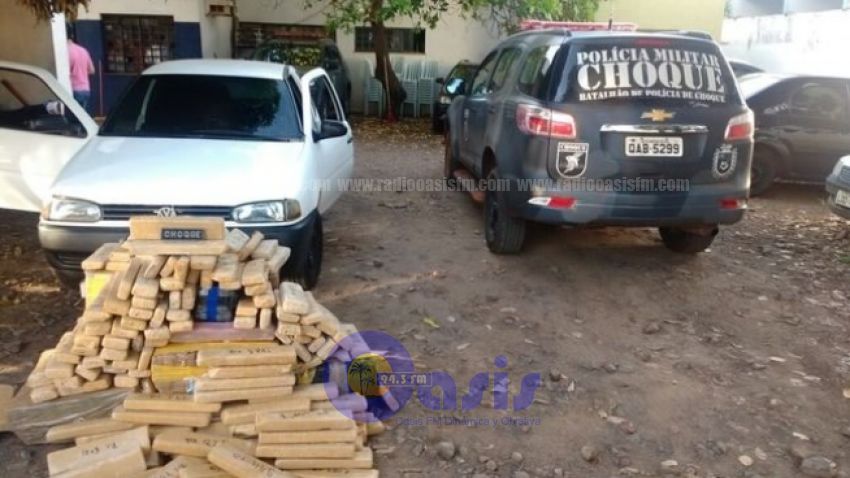 Cae 350 kilos de marihuana de procedencia paraguaya en Campo Grande