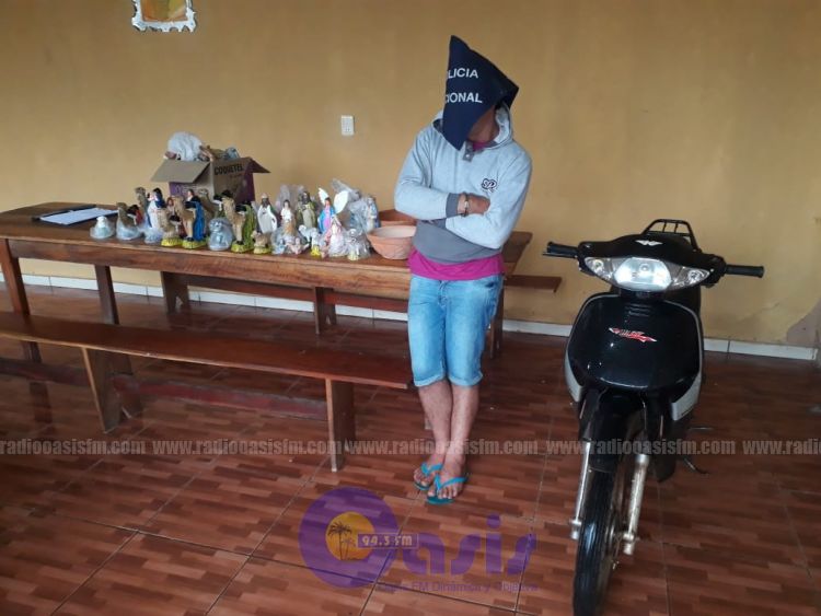 Pedro Juan: Lo descubrieron robando pesebre y fue preso
