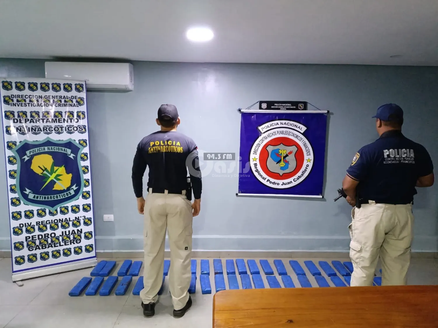 43 panes de marihuana fue incautada durante procedimiento en Pedro Juan