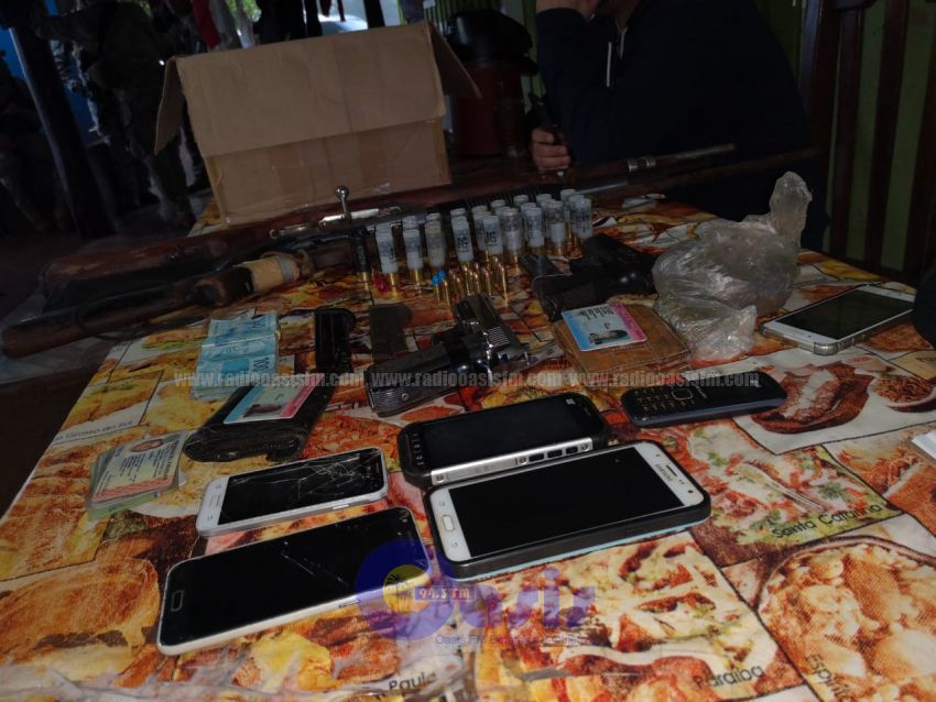 Dos detenidos, incautación de varias armas en operativo en Capitán Bado