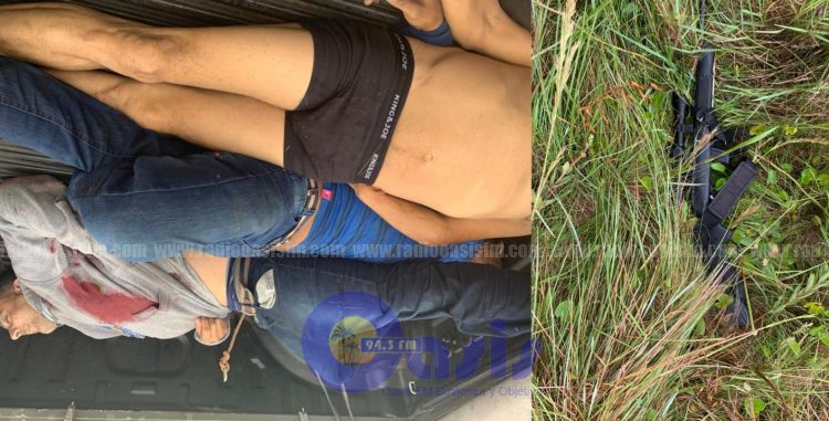Cuatro asaltabancos fueron abatidos en la frontera