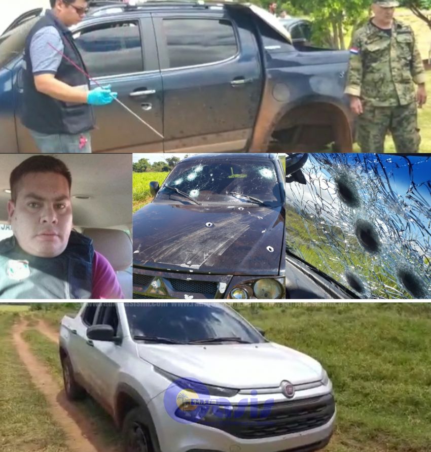 Atentado contra Aguacate en Capitán Bado : 3 vehículos fueron incautados por la policía