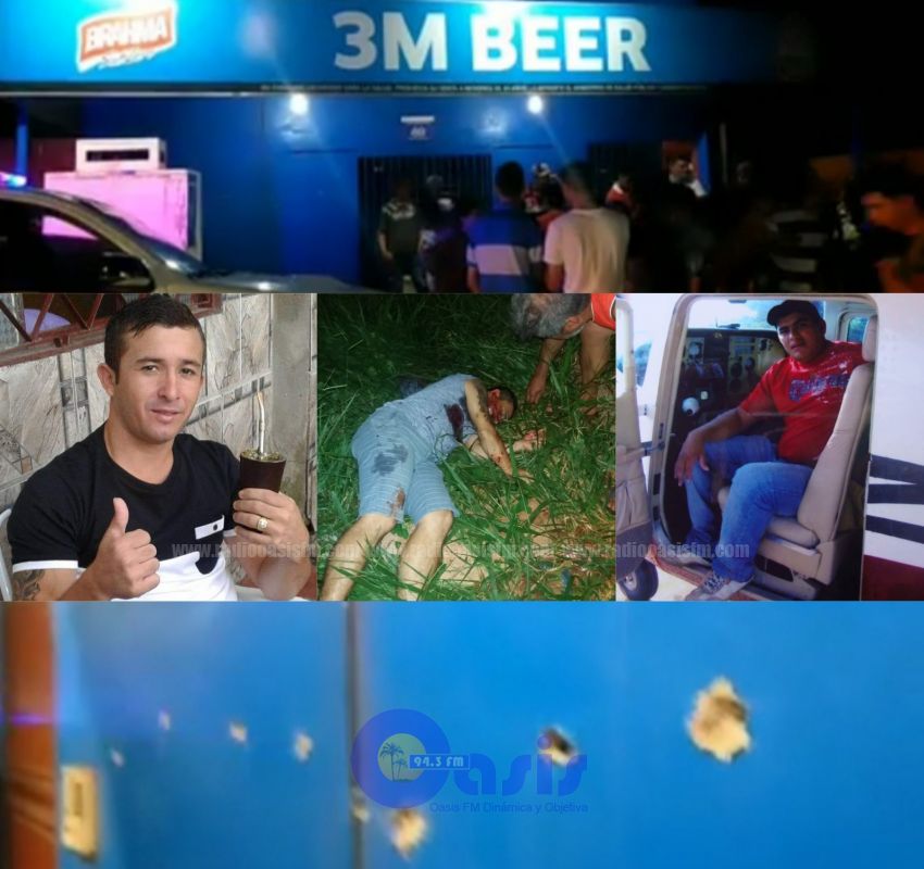Acribillan a balazos a dos hombres con antecedentes en Pedro Juan